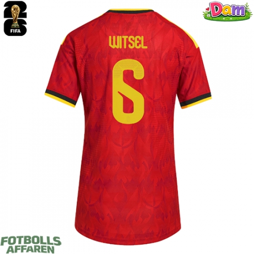 Belgien Axel Witsel #6 Hemmatröja Kvinnor VM 2026 Kortärmad